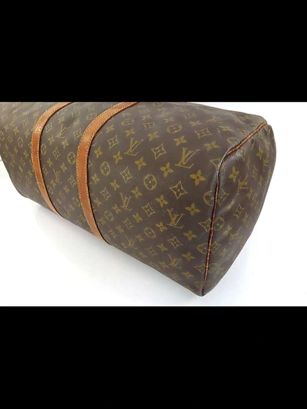 Louis Vuitton Monogram Travel Duffle in Brown and Tan